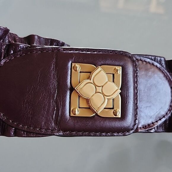 BCBGMAXAZRIA Leather Stretch  Belt - Picture 8 of 8